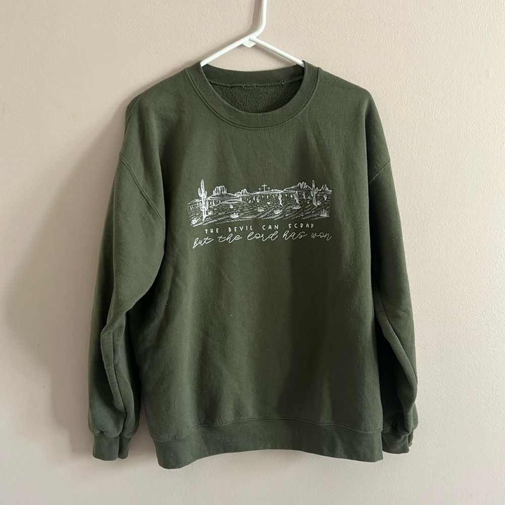 Etsy Zach Bryan lyric crewneck